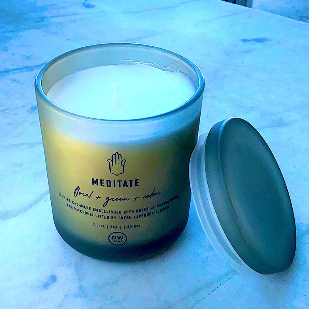 DW HOME CANDLE MEDITATE RICHLY SCENTED NEW 1 WICK NEW 9 oz NEW